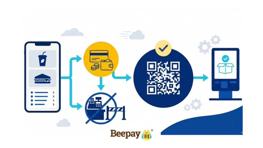 Autoatendimento em eventos: o guia definitivo para o produtor que quer escalar 1 O que é autoatendimento em eventos e como funciona o modelo de QR code?